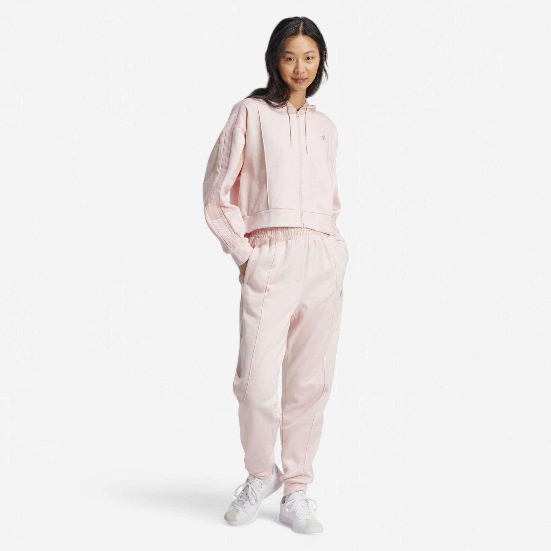 ADIDAS Trainingsanzug Damen Crop - rosa von Adidas