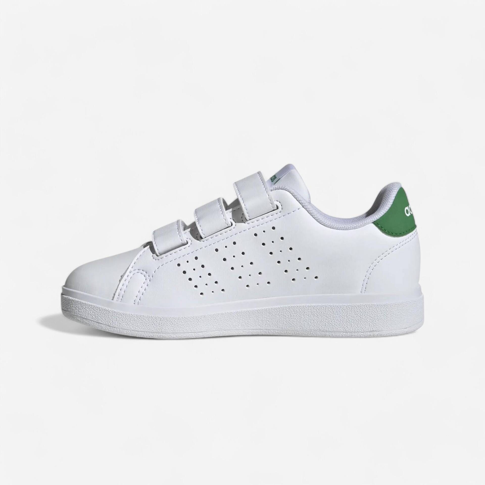 ADIDAS Turnschuhe Kinder Klettverschluss - Advantage weiss/grün ADIDAS Turnschuhe Kinder Klettverschluss - Advantage weiss/grün von Adidas