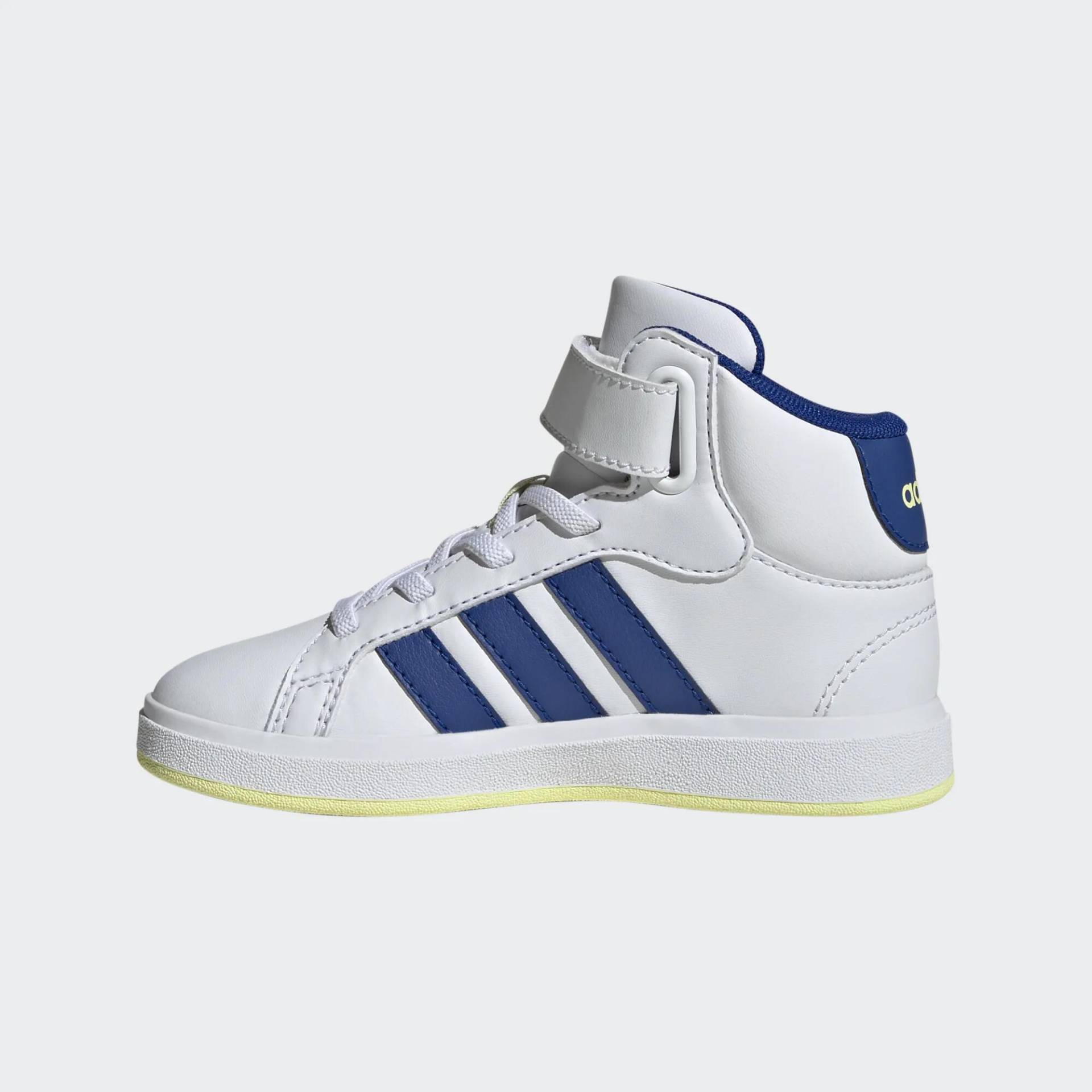 ADIDAS Turnschuhe Kinder halbhoch - Grand Court Mid blau von Adidas