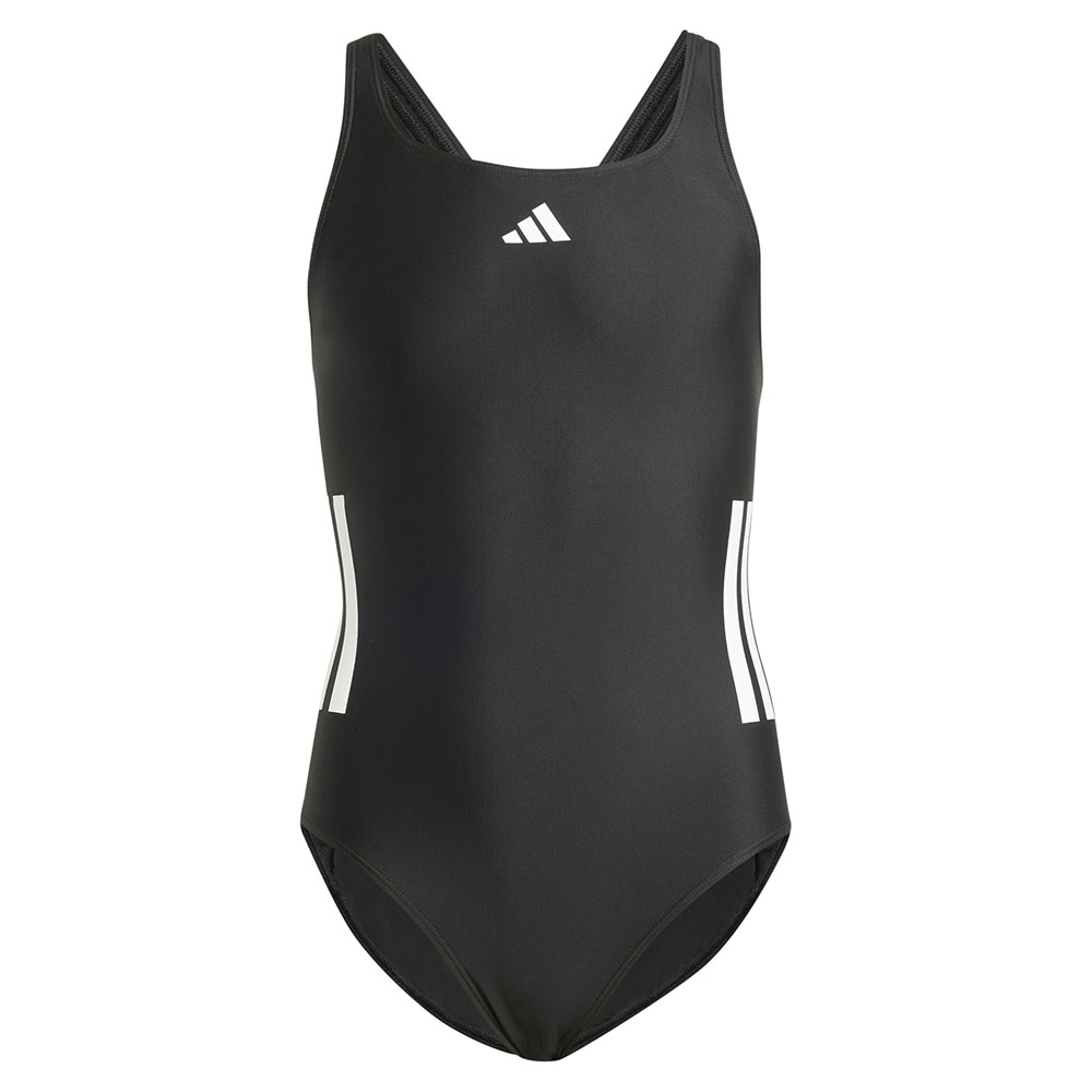 Adidas 3 Stripes C Back Swimsuit Schwarz 14-15 Years Mädchen von Adidas