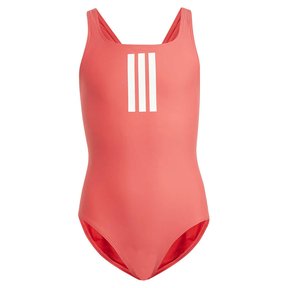 Adidas 3 Stripes Swimsuit Rot 7-8 Years Mädchen Adidas 3 Stripes Swimsuit Rot 7-8 Years Mädchen von Adidas