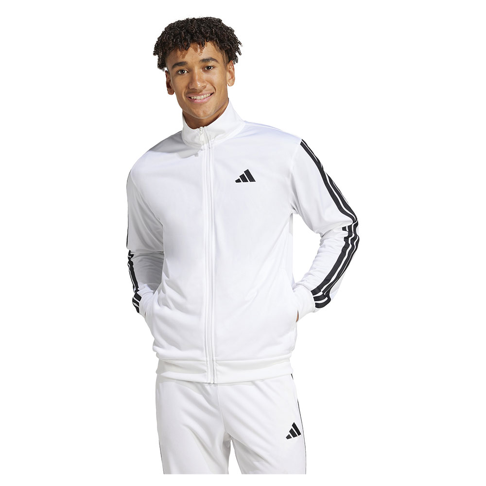 Adidas 3 Stripes Tricot Regular Tracksuit Jacket Weiß L / Regular Mann von Adidas