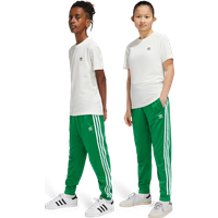 Adidas Adicolor Sst Unisex Hosen - Grün - Größe: 141 - 146 CM - Baumwoll-Canvas - Foot Locker von Adidas