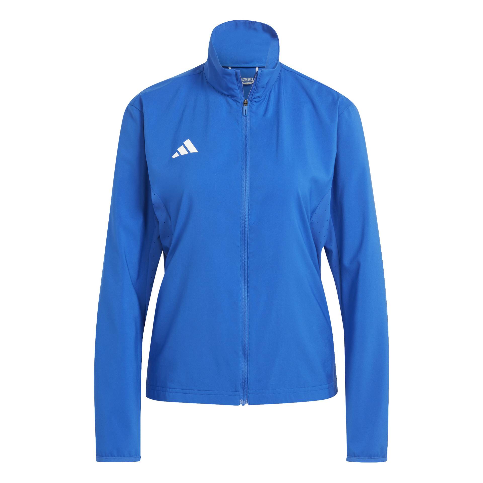 Adidas Adizero Essentials Jacket Blau XL / Regular Frau von Adidas