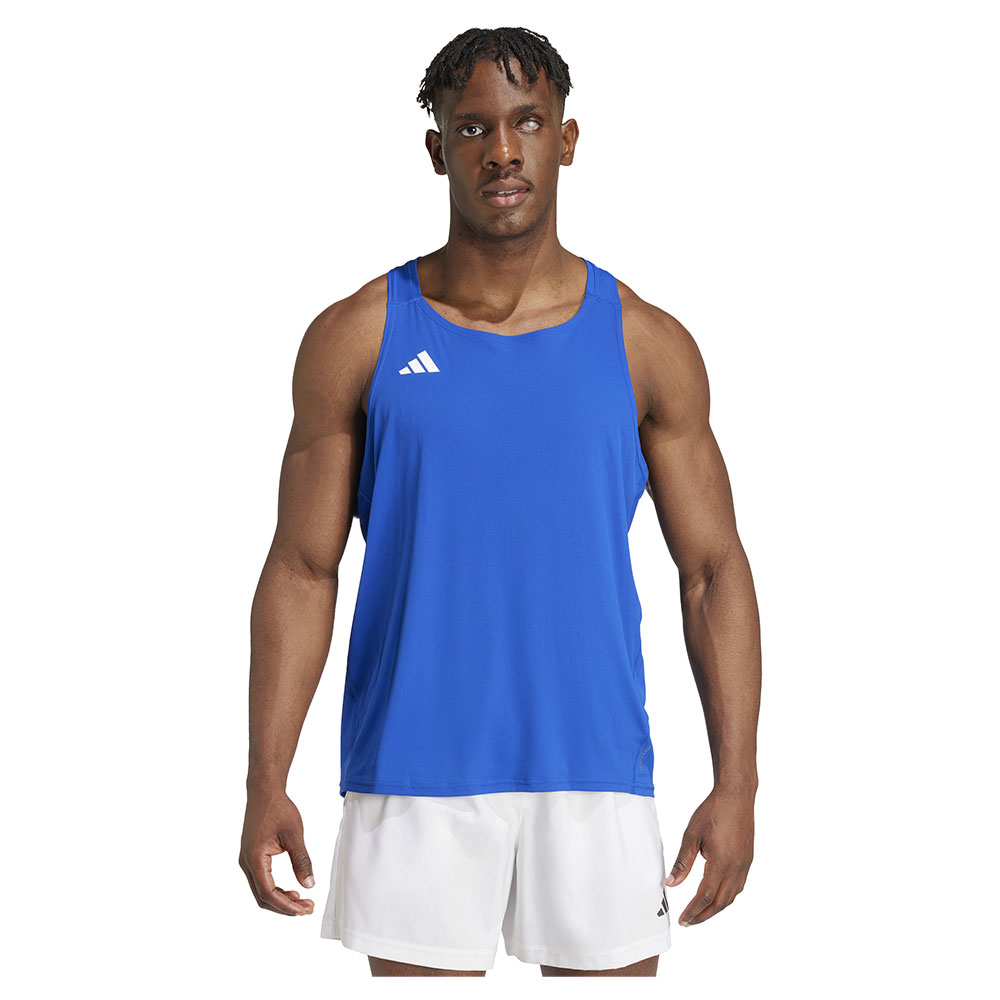 Adidas Adizero Essentials Sleeveless T-shirt Blau 2XL Mann Adidas Adizero Essentials Sleeveless T-shirt Blau 2XL Mann von Adidas