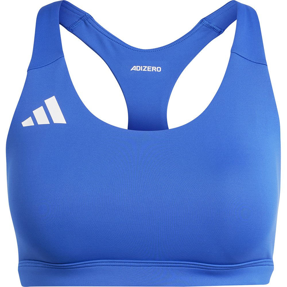 Adidas Adizero Essentials Sports Bra Medium Support Blau L / AB Frau von Adidas