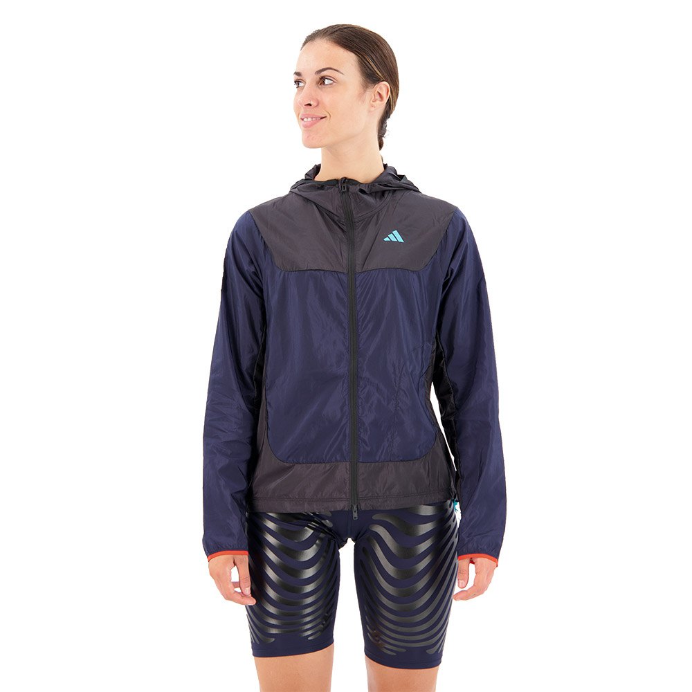 Adidas Adizero Jacket Blau XS Frau von Adidas