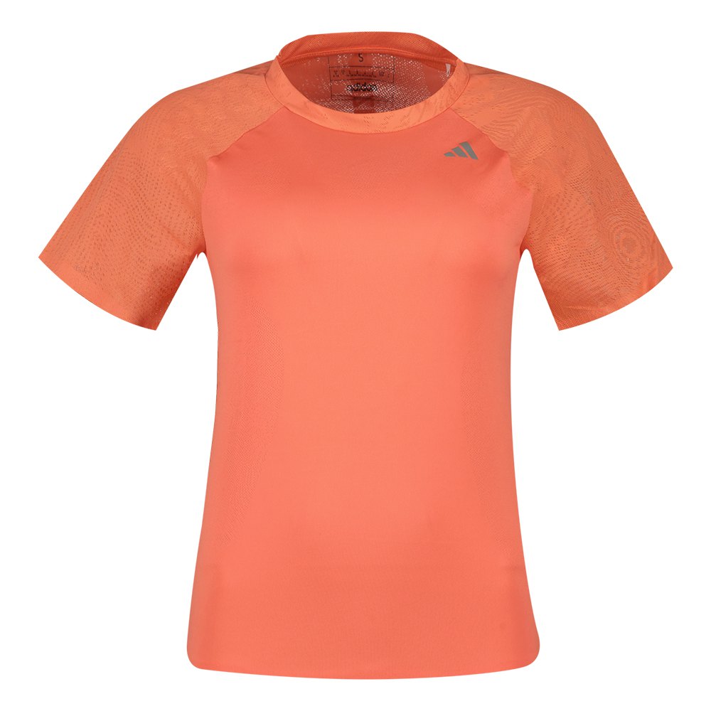Adidas Adizero Short Sleeve T-shirt Orange XS Frau von Adidas