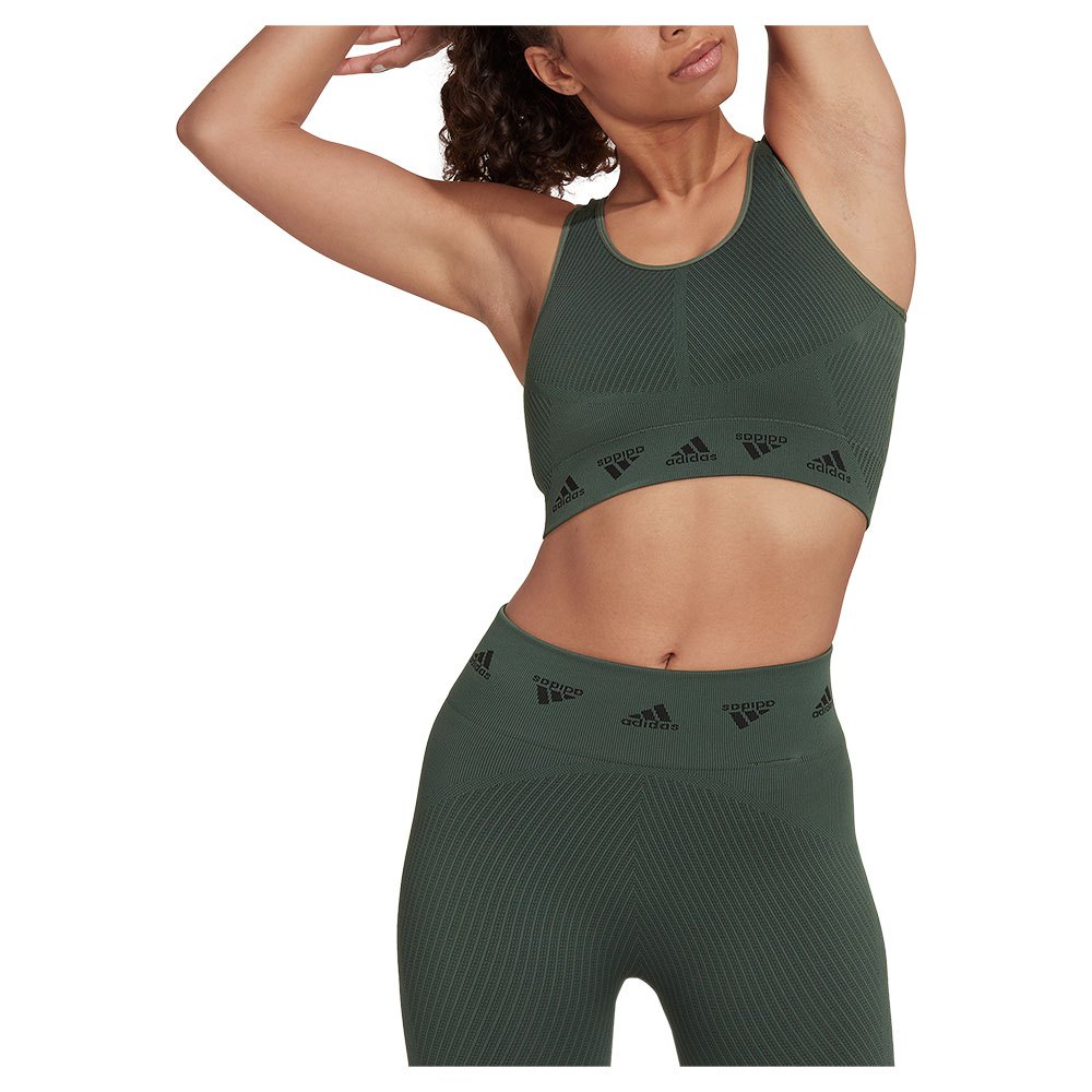 Adidas Aeroknit Light-support Sports Bra Grün M Frau Adidas Aeroknit Light-support Sports Bra Grün M Frau von Adidas