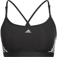 Adidas Aeroreact Low-support 3 Stripes Sport-bh Damen Schwarz Adidas Aeroreact Low-support 3 Stripes Sport-bh Damen Schwarz von Adidas