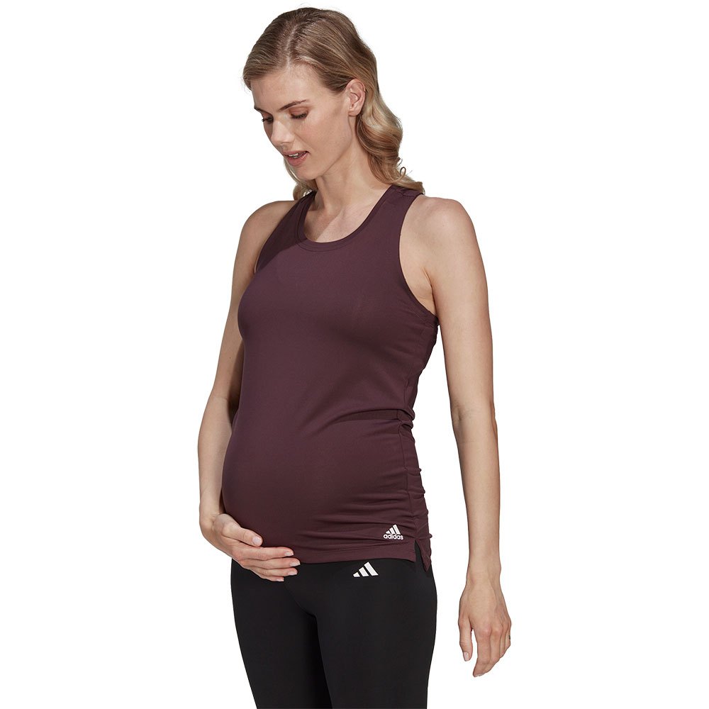 Adidas Aeroready Designed 2 Move Sport Maternity Sleeveless T-shirt Rot S Frau von Adidas