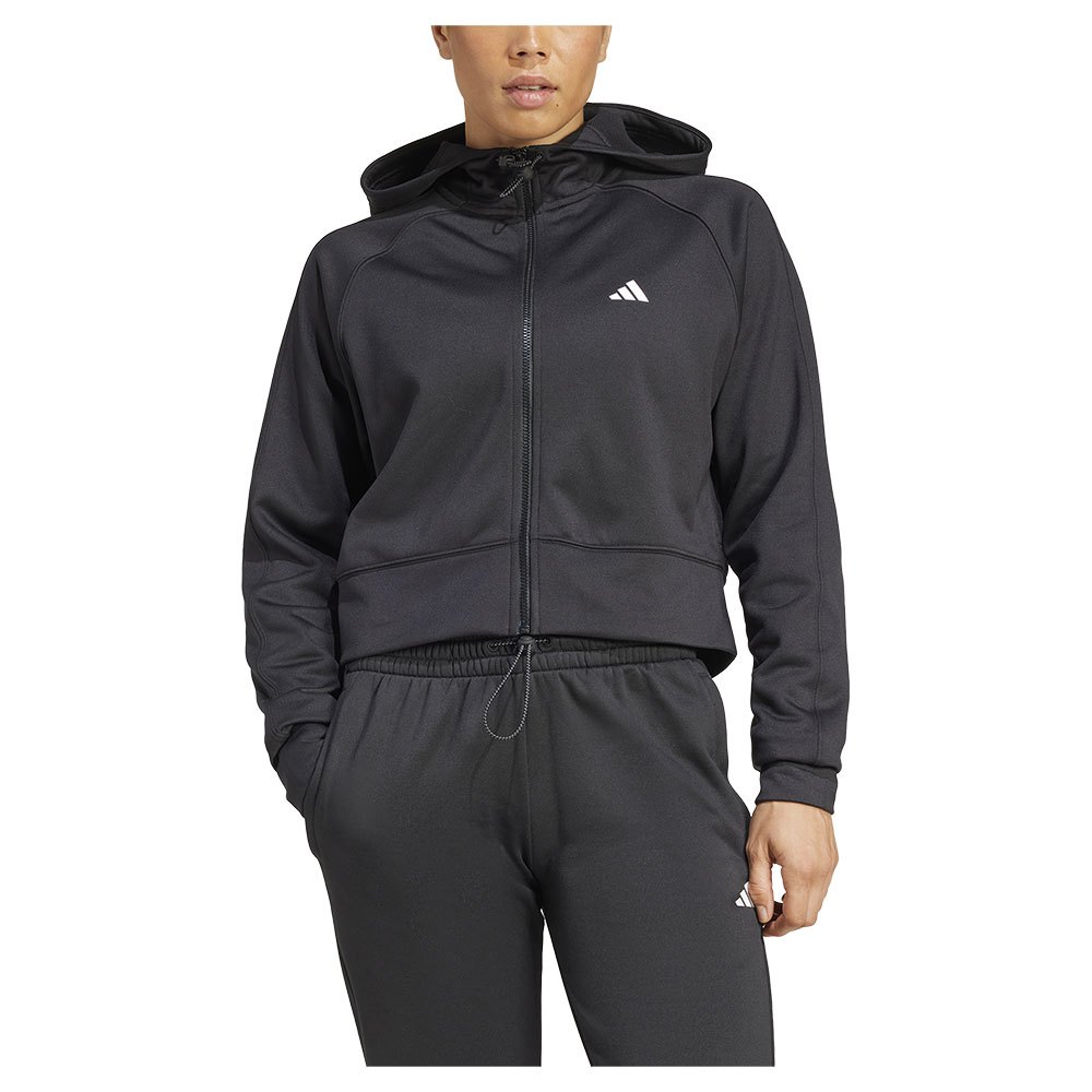 Adidas Aeroready Game And Go Fleece Tracksuit Jacket Schwarz M Frau Adidas Aeroready Game And Go Fleece Tracksuit Jacket Schwarz M Frau von Adidas