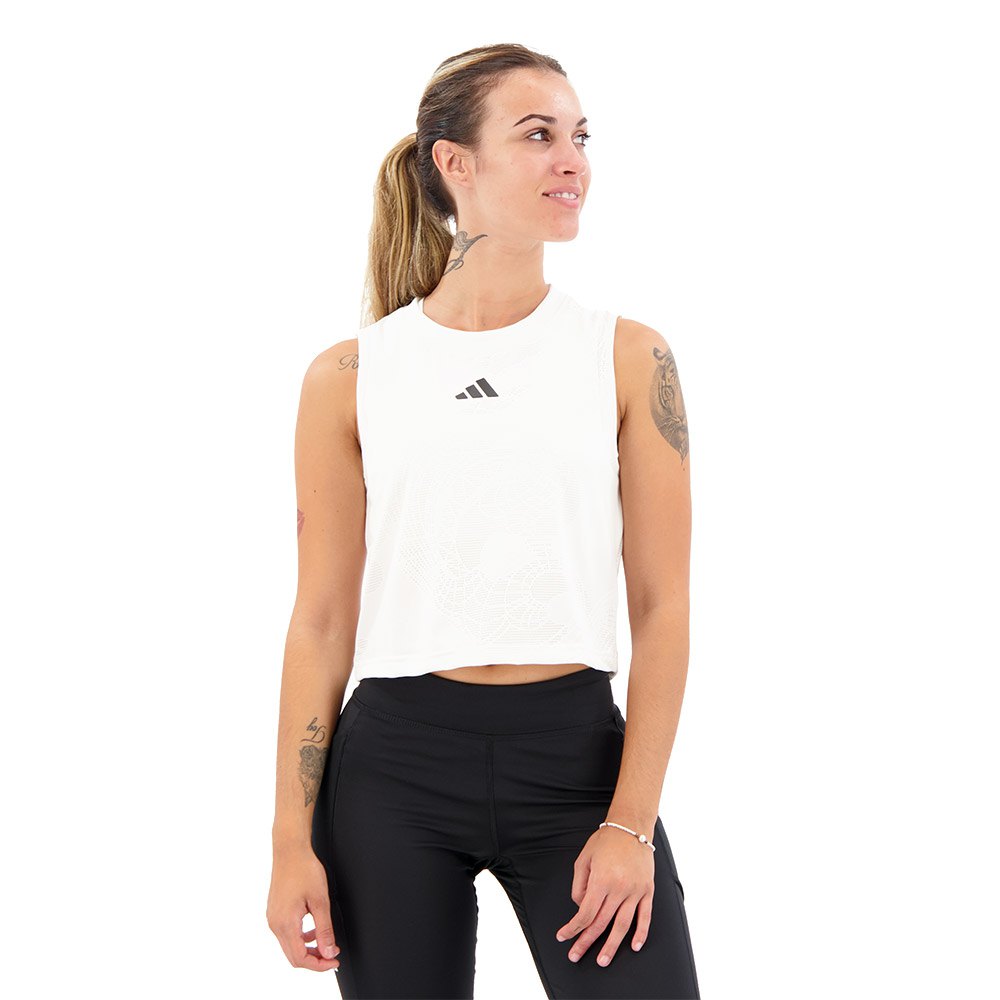 Adidas Aeroready Pro Sleeveless T-shirt Weiß L Frau Adidas Aeroready Pro Sleeveless T-shirt Weiß L Frau von Adidas