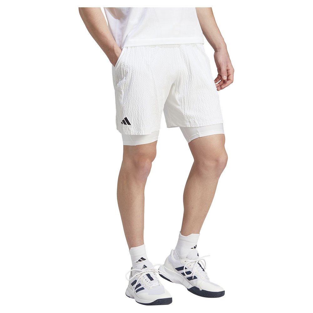 Adidas Aeroready Pro Two-in-one Seersucker Shorts Weiß XL Mann Adidas Aeroready Pro Two-in-one Seersucker Shorts Weiß XL Mann von Adidas