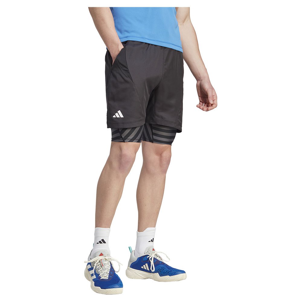 Adidas Aeroready Two-in-one Pro Shorts Schwarz L Mann Adidas Aeroready Two-in-one Pro Shorts Schwarz L Mann von Adidas