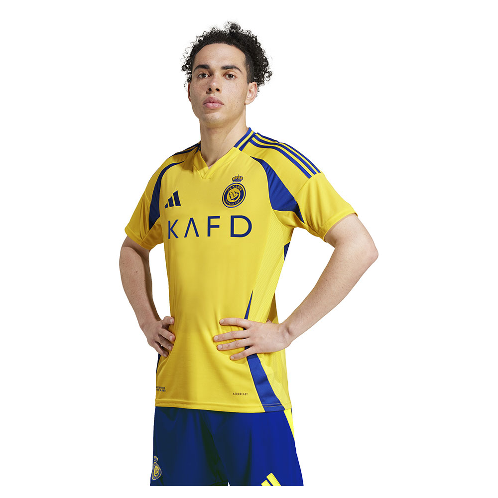 Adidas Al Nassr 24/25 Home Short Sleeve T-shirt Gelb S von Adidas