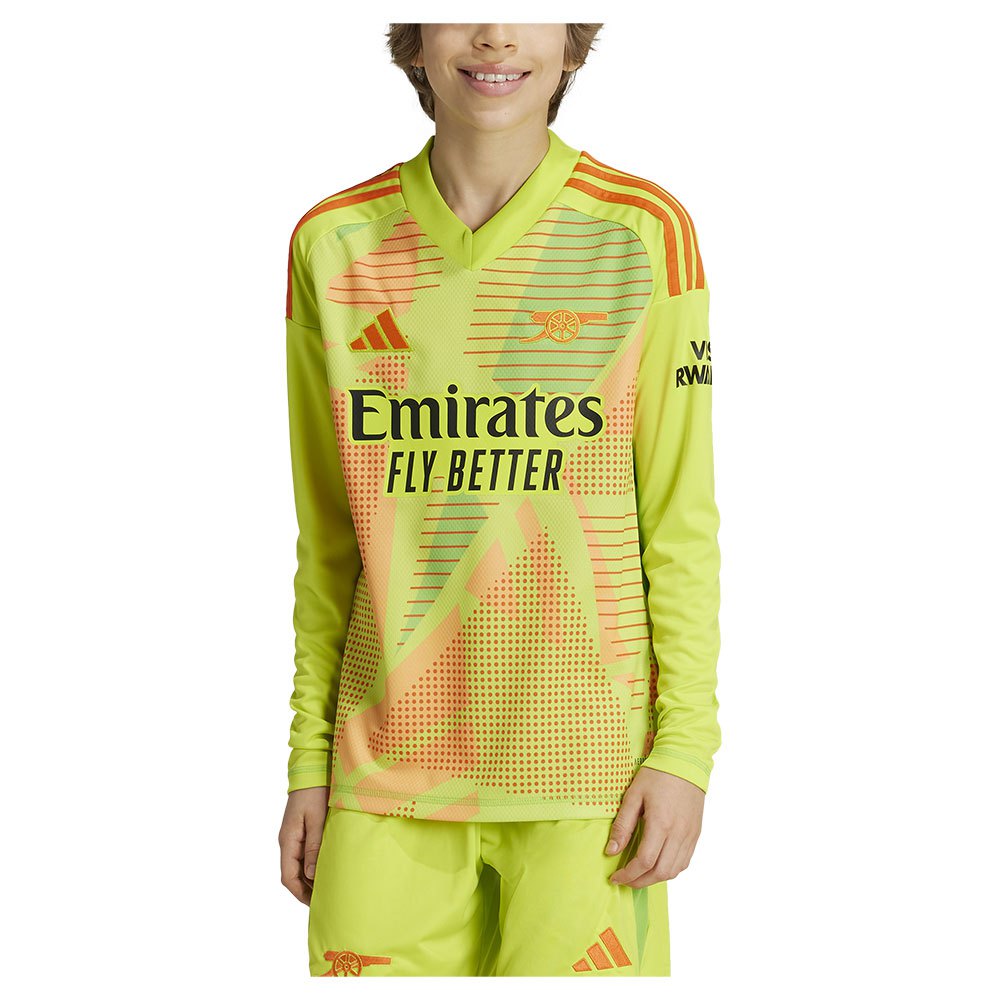 Adidas Arsenal Fc Junior Long Sleeve Goalkeeper T-shirt Gelb 7-8 Years von Adidas
