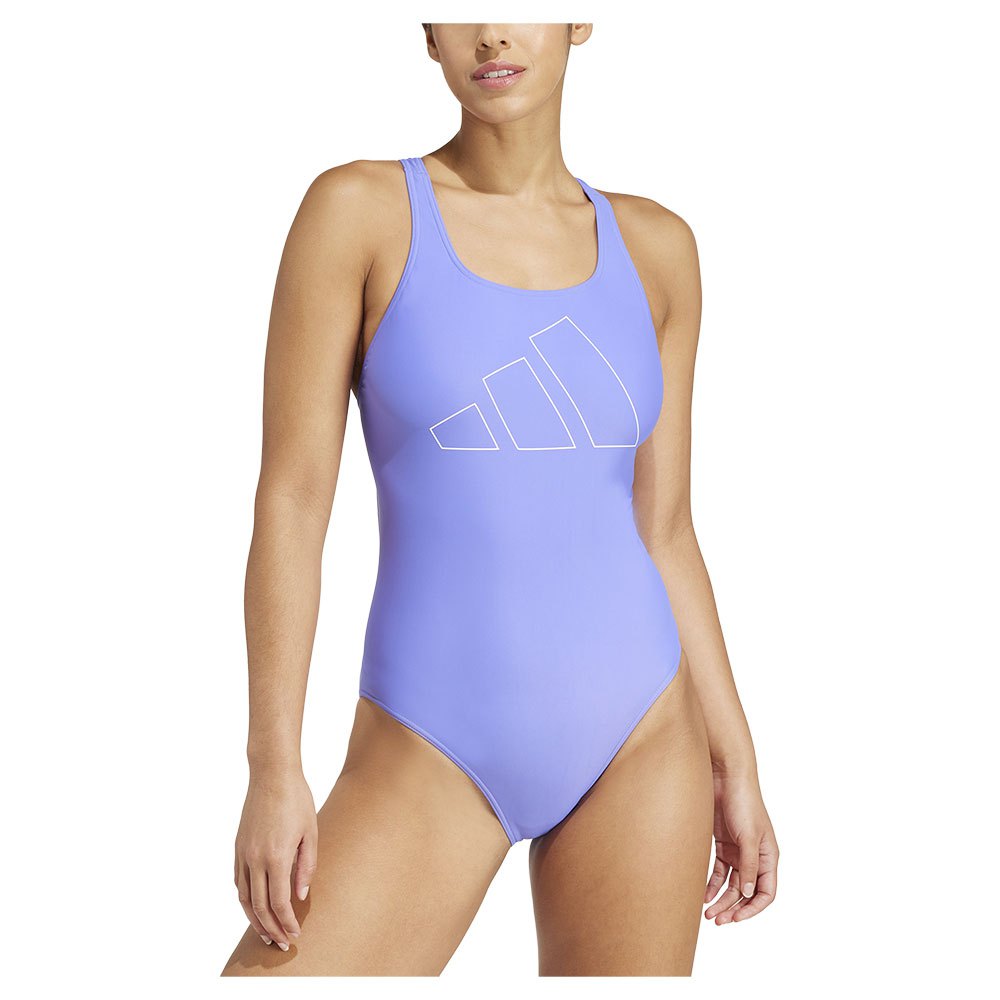 Adidas Big Bars Swimsuit Blau 40 Frau von Adidas