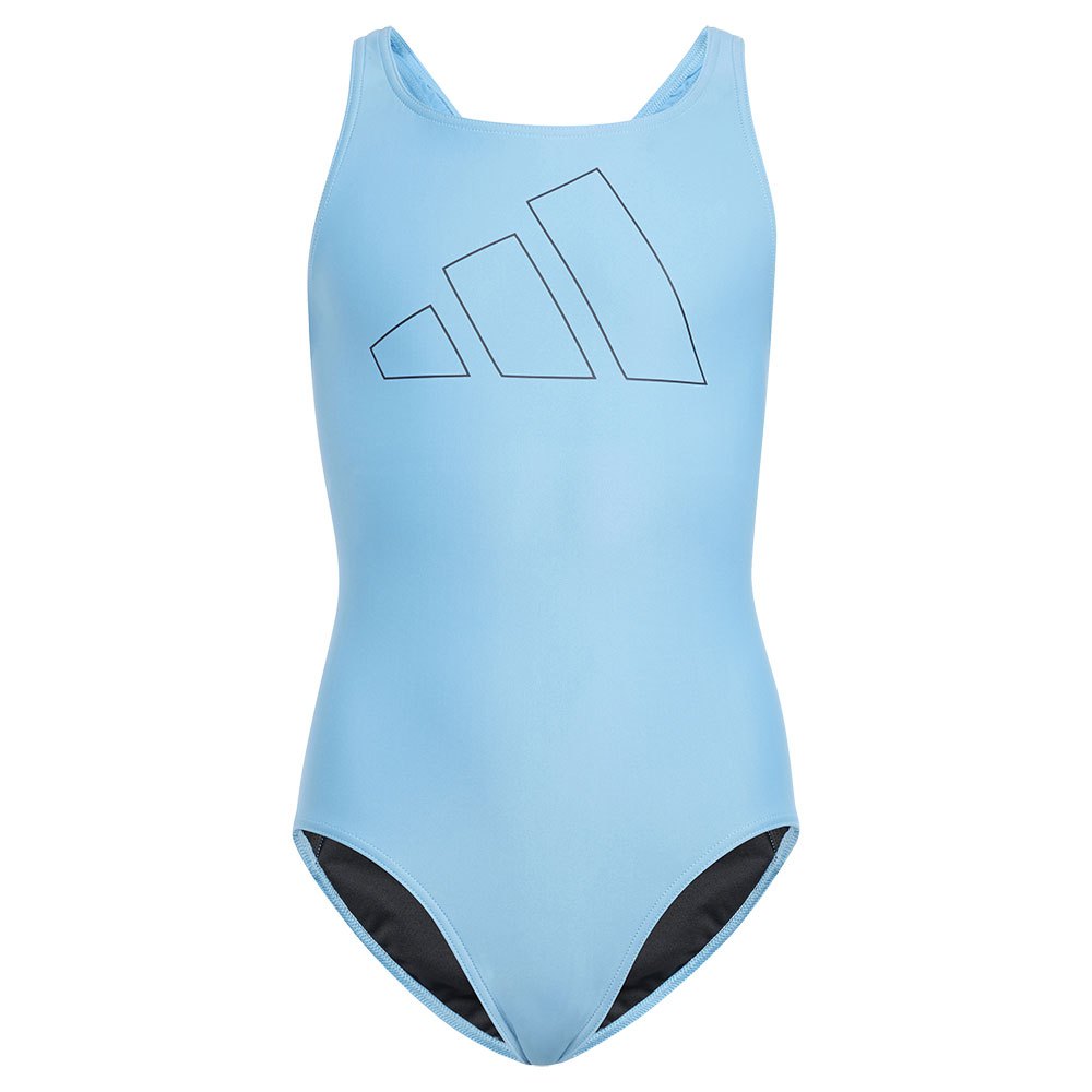 Adidas Big Bars Swimsuit Blau 14-15 Years Mädchen von Adidas