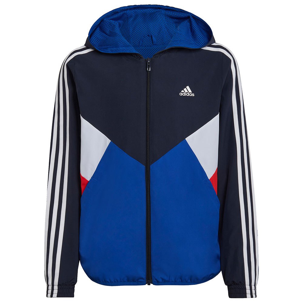 Adidas Cb Wnd Br Full Zip Sweatshirt Blau 13-14 Years von Adidas