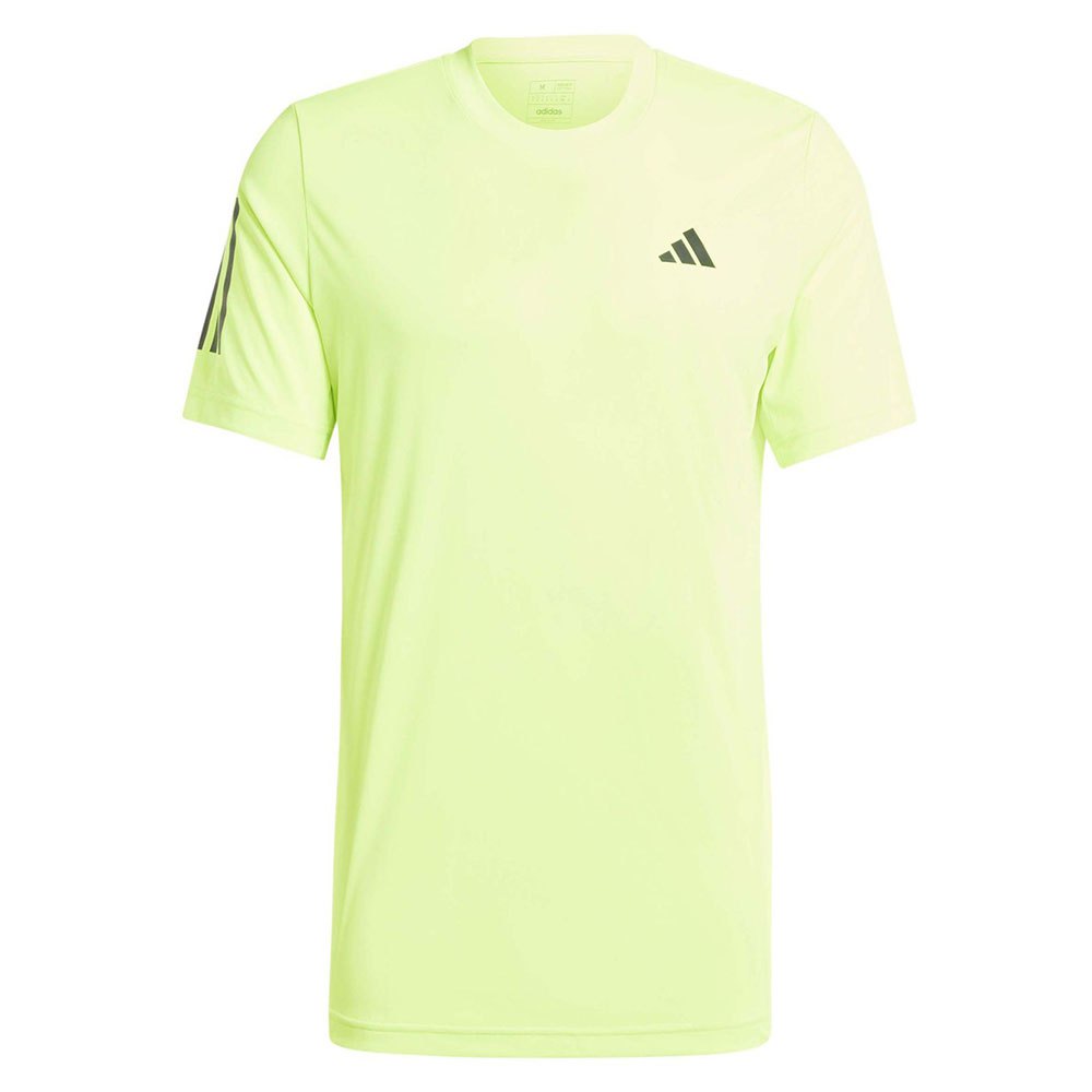 Adidas Club 3 Stripes Short Sleeve T-shirt Gelb L Mann von Adidas