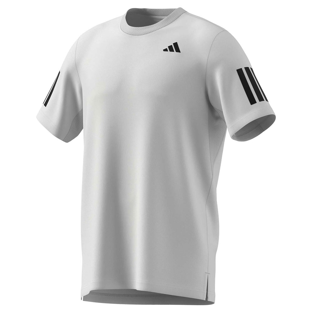 Adidas Club 3 Stripes Short Sleeve T-shirt Weiß S Mann von Adidas