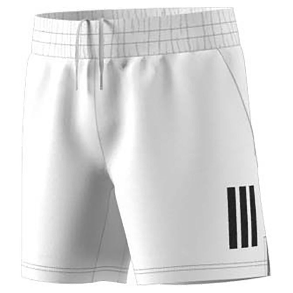 Adidas Club 3 Stripes Shorts Weiß 5-6 Years Junge von Adidas