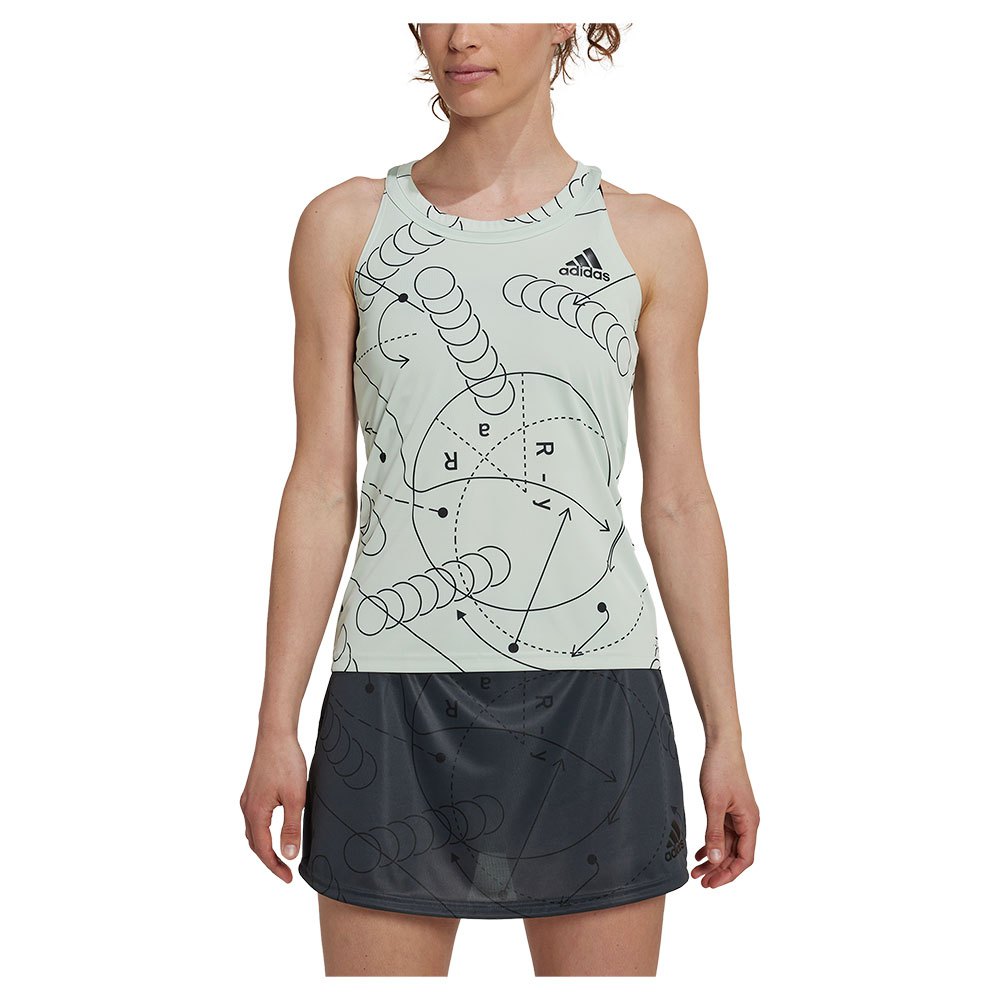Adidas Club Graphic Sleeveless T-shirt Grün XS Frau Adidas Club Graphic Sleeveless T-shirt Grün XS Frau von Adidas