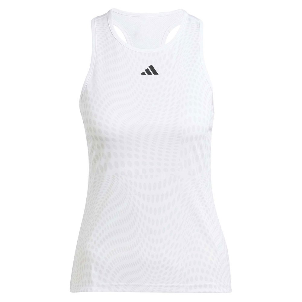 Adidas Club Graphic Sleeveless T-shirt Weiß M Frau von Adidas