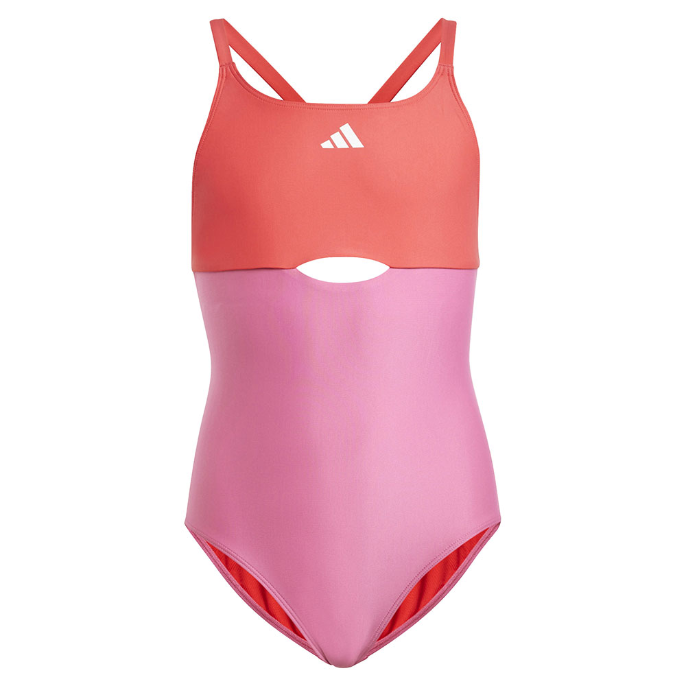 Adidas Colorblock X Back Swimsuit Rosa 7-8 Years Mädchen Adidas Colorblock X Back Swimsuit Rosa 7-8 Years Mädchen von Adidas