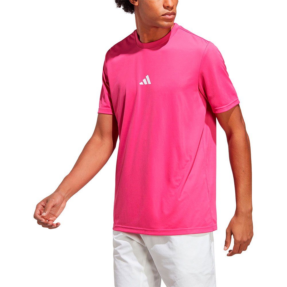 Adidas Court Short Sleeve T-shirt Rosa XS Mann von Adidas