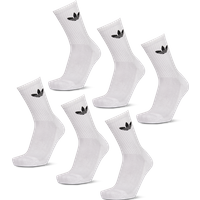 Adidas Crew 6 Pack Unisex Socken - Weiß - Größe: 43-45 - Foot Locker von Adidas