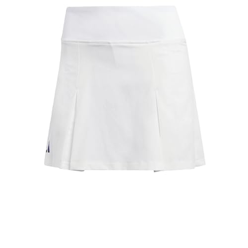 adidas Damen Club Pleat Skirt Baby Rock, White, L von adidas