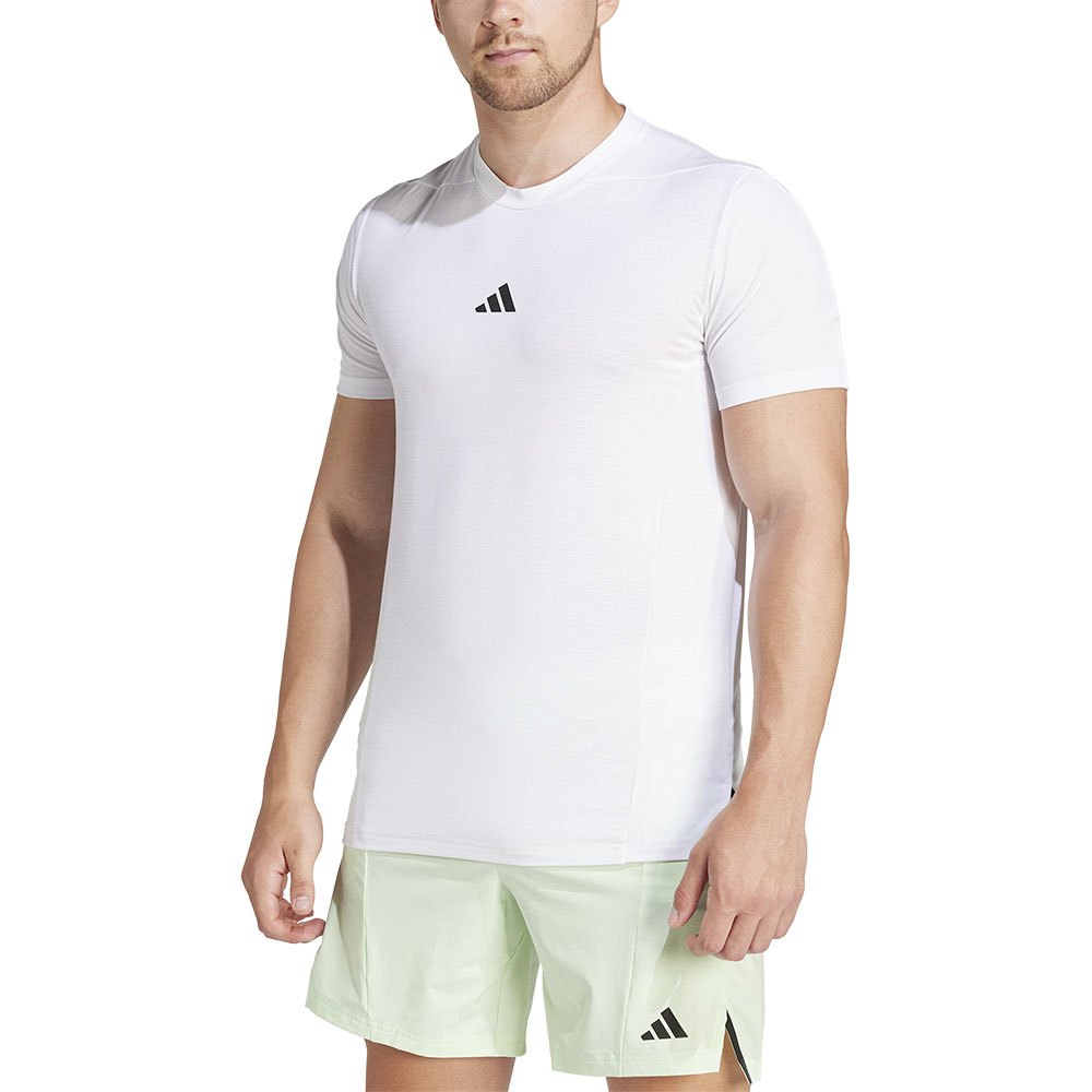 Adidas Designed For Training Short Sleeve T-shirt Weiß M / Regular Mann von Adidas