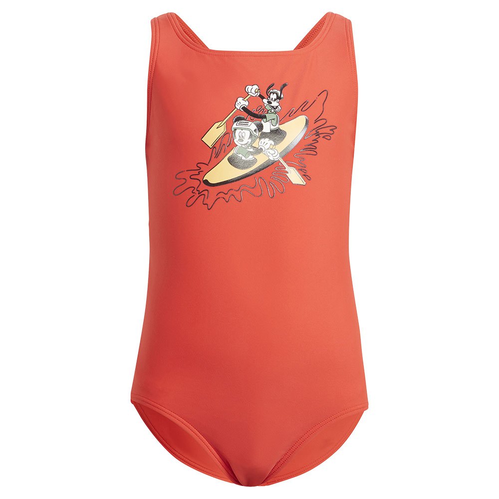 Adidas Disney Mickey&friends Swimsuit Orange 7-8 Years Mädchen von Adidas