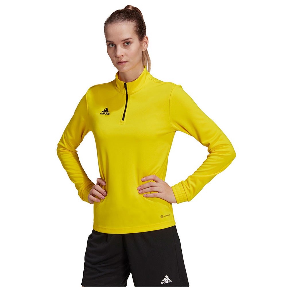 Adidas Entrada 22 Training Sweatshirt Gelb L / Regular Frau von Adidas
