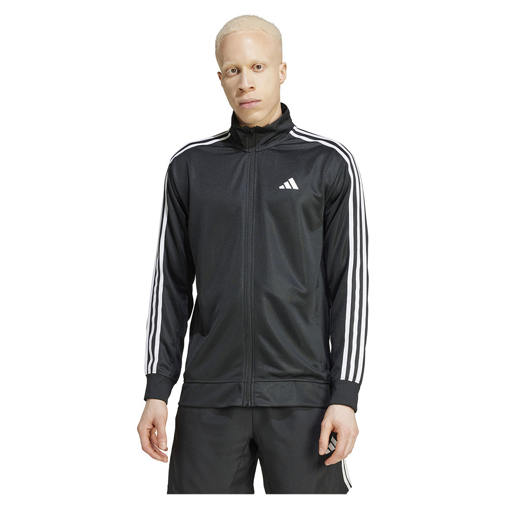 Adidas Essentials 3 Stripes Full Zip Sweatshirt Schwarz L Mann von Adidas