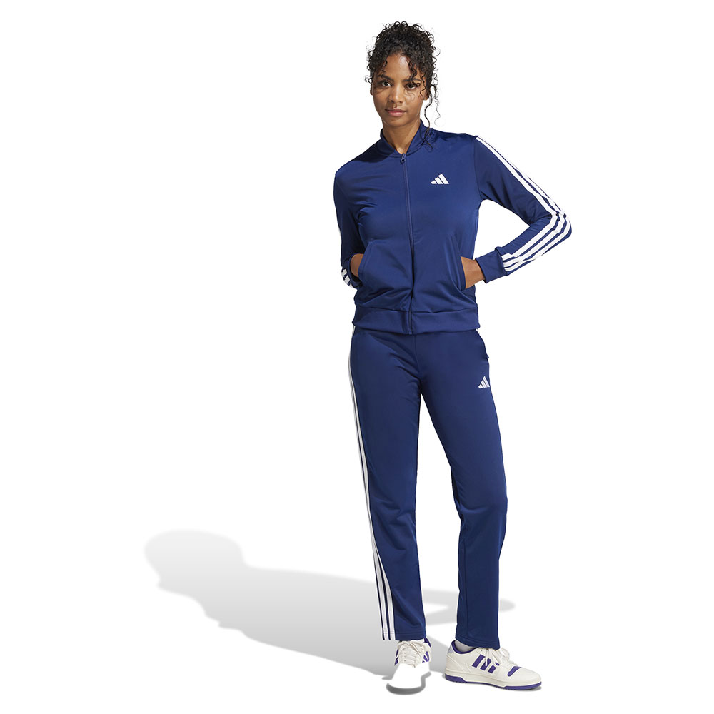 Adidas Essentials 3 Stripes Tracksuit Blau M Frau Adidas Essentials 3 Stripes Tracksuit Blau M Frau von Adidas
