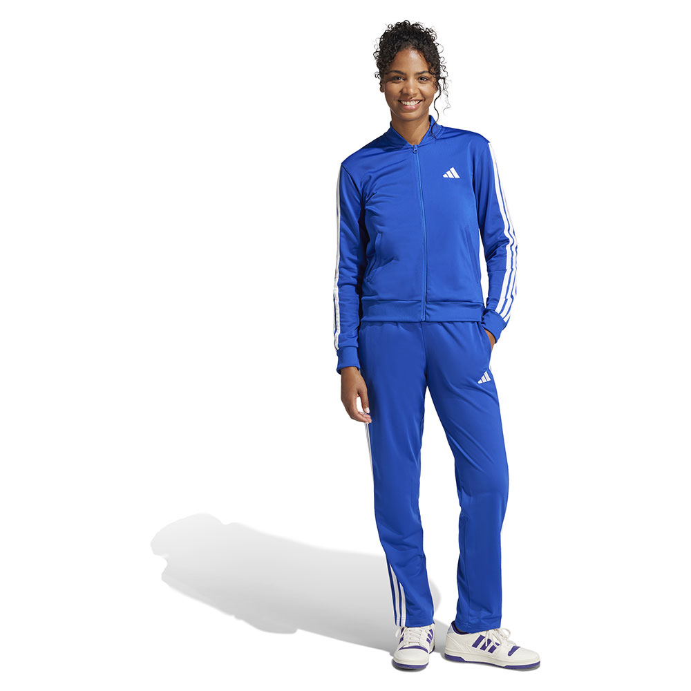 Adidas Essentials 3 Stripes Tracksuit Blau XS Frau von Adidas