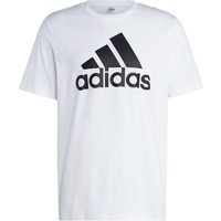 Adidas Essentials Single Jersey Big Logo T-shirt Herren Weiß von Adidas