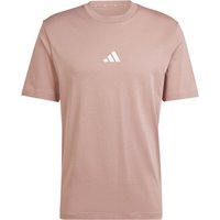 Adidas Essentials Small Logo T-shirt Herren Altrosa - M von Adidas