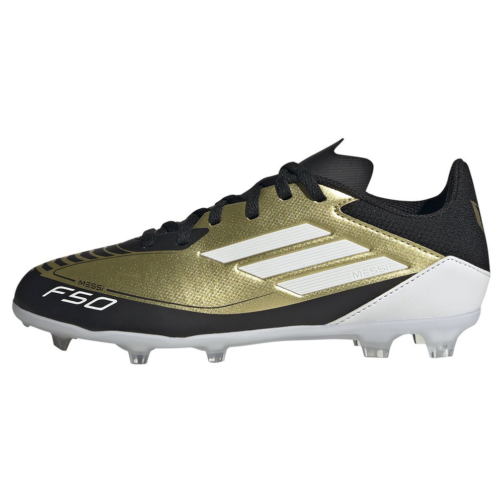 Adidas F50 League Messi Fg/mg Kids Football Boots Schwarz,Golden EU 38 von Adidas