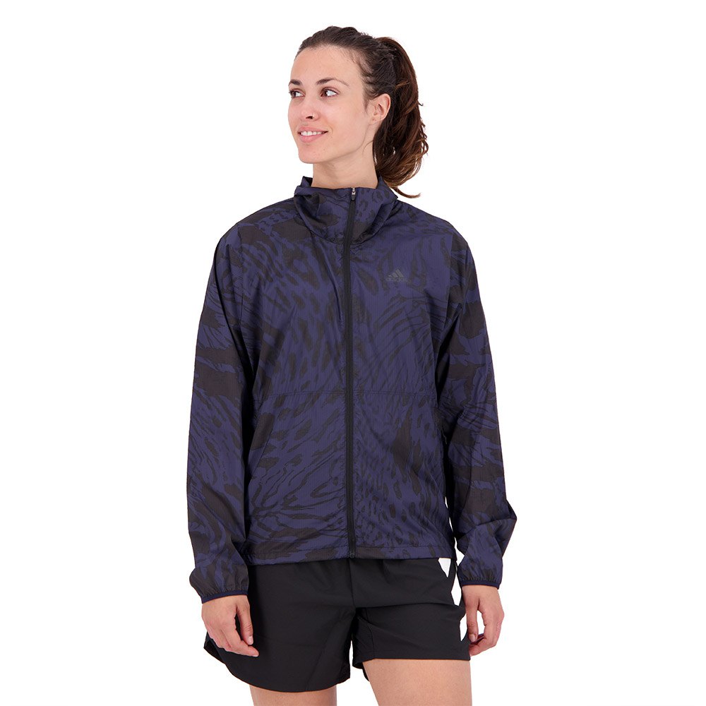 Adidas Fast Aop Jacket Blau S Frau Adidas Fast Aop Jacket Blau S Frau von Adidas