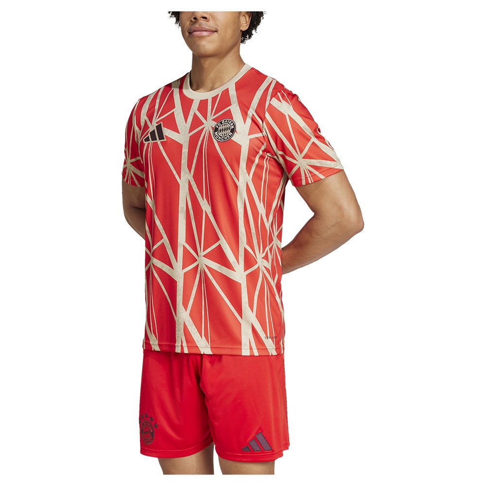 Adidas Fc Bayern Munich 24/25 Pre Match Short Sleeve T-shirt Orange S Adidas Fc Bayern Munich 24/25 Pre Match Short Sleeve T-shirt Orange S von Adidas