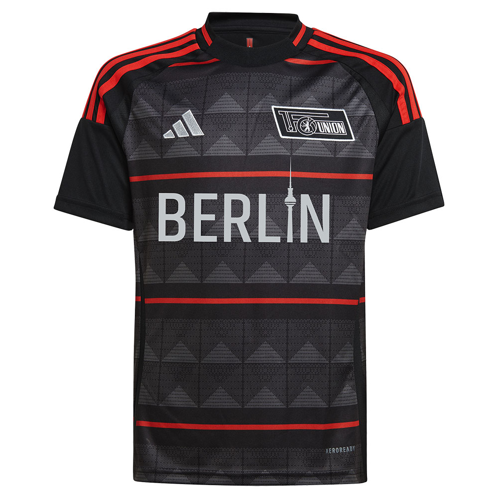 Adidas Fc Union Berlin 24/25 Away Junior Short Sleeve T-shirt Schwarz 7-8 Years von Adidas