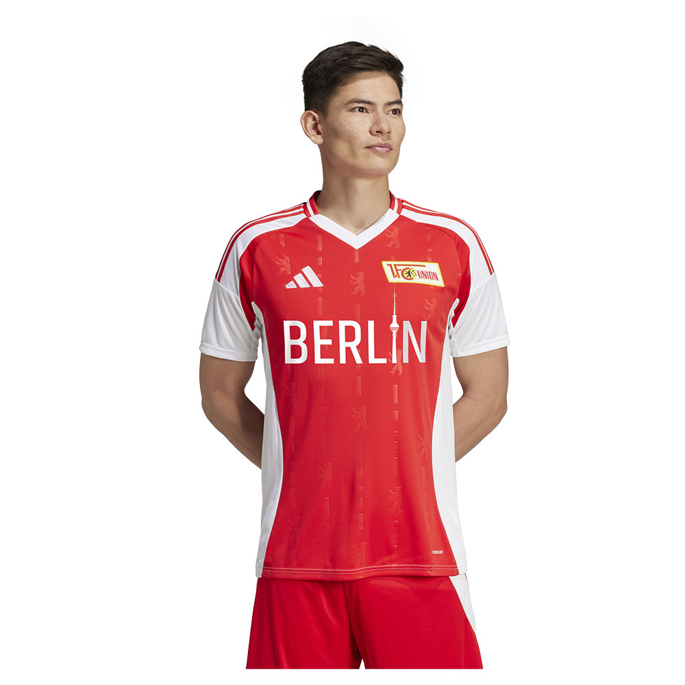 Adidas Fc Union Berlin 24/25 Home Short Sleeve T-shirt Rot S Adidas Fc Union Berlin 24/25 Home Short Sleeve T-shirt Rot S von Adidas