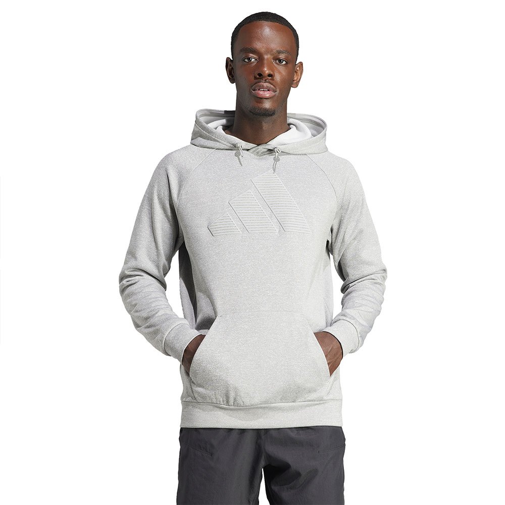 Adidas Gg Bl Hoodie Grau XL / Regular Mann von Adidas