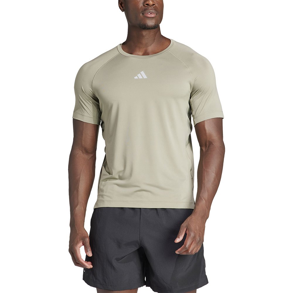 Adidas Gym+ Short Sleeve T-shirt Silber XL Mann von Adidas