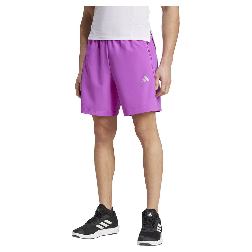 Adidas Gym+ Training 3 Stripes Woven 7´´ Shorts Lila XS Mann von Adidas