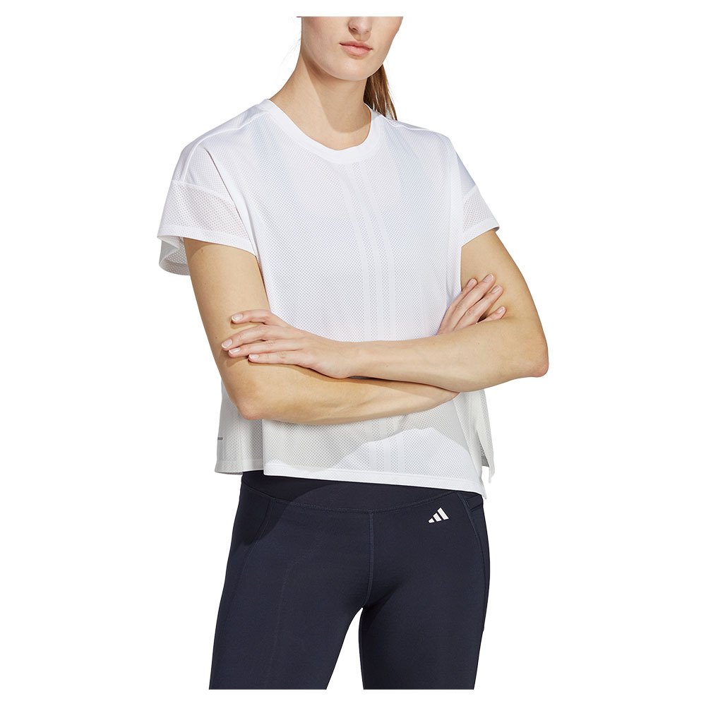 Adidas Hiit Qb Short Sleeve T-shirt Weiß XS Frau von Adidas